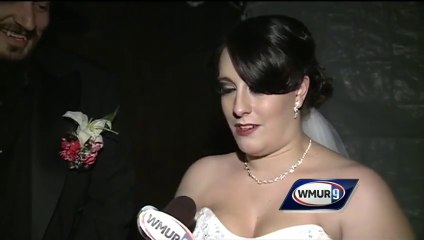 Couple marry at haunted theme park