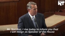 Boehner Gives His Goodbye Address As Speaker Of The House