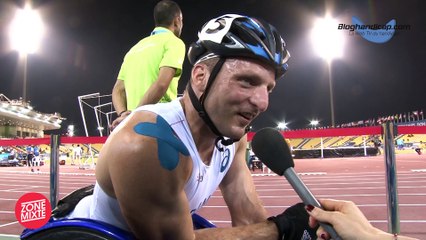 Julien Casoli - Finale du 800m T54 - 6ème