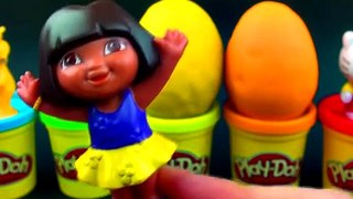 Play-Doh Surprise Eggs Teletubbies Hello Kitty Dora Disney Princess Littlest Pet Shop FluffyJet [Full Episode]