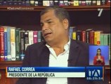 Debate: Correa afirma que no hay crisis en Ecuador
