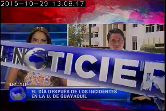 El día después de los incidentes en la universidad de Guayaquil