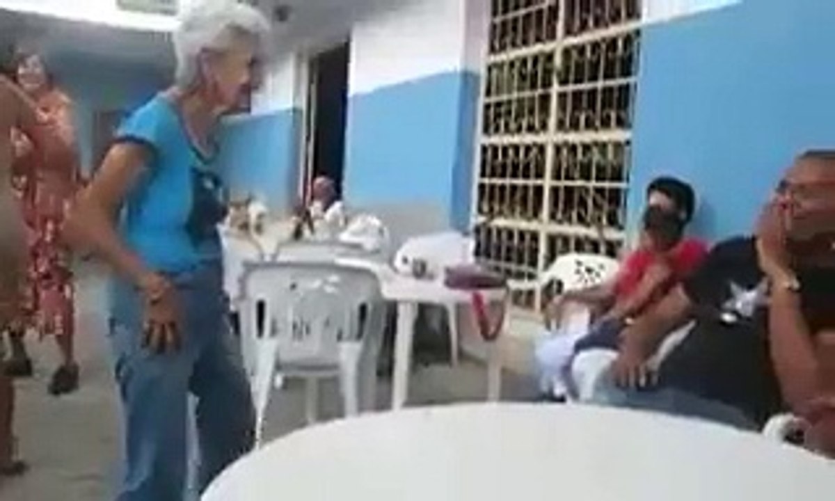 Old man dancing