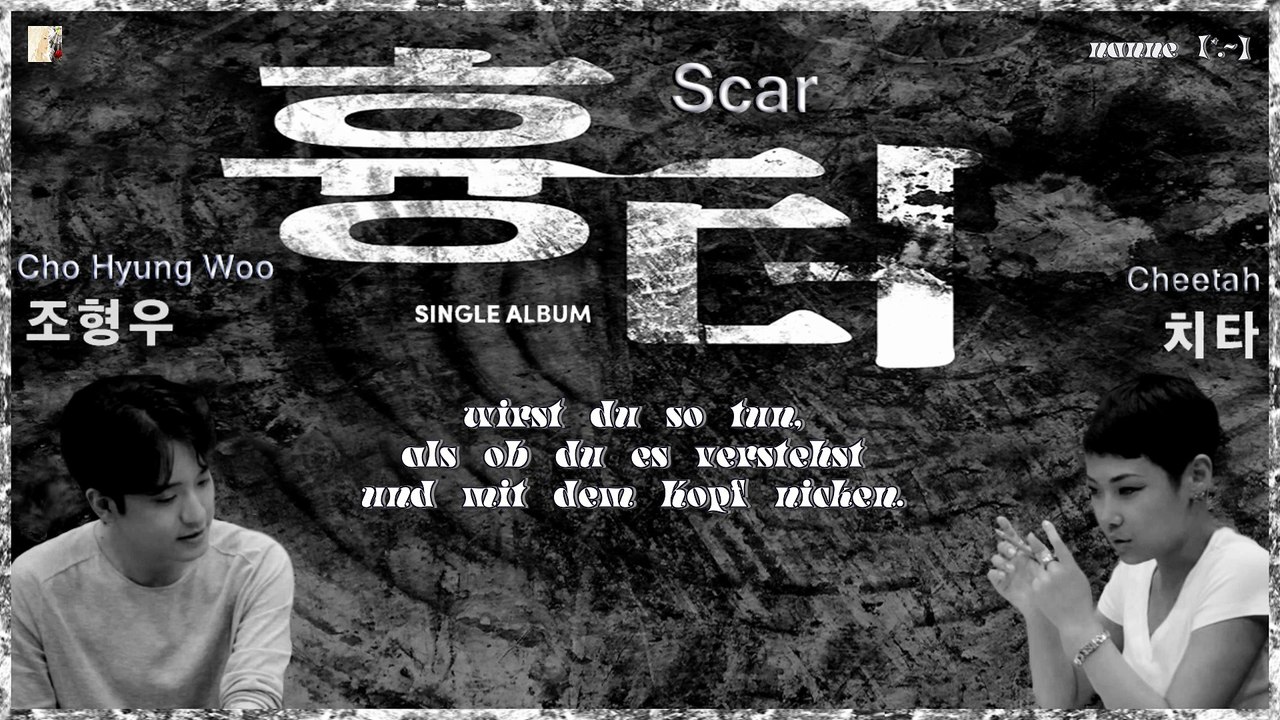 Cho Hyung Woo ft. Cheetah - Scar k-pop [germen Sub]