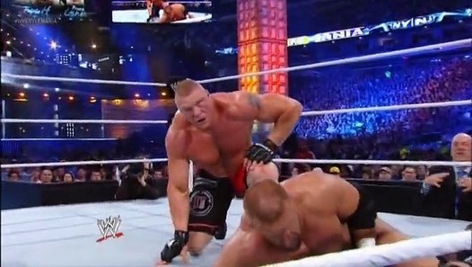Wrestlemania Brock Lesnar Vs Triple H Video Dailymotion