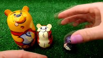 Winnie the Pooh & Friends Surprise UNBOXING Demo! Piglet, Eeyore,Tigger Matryoshka doll!