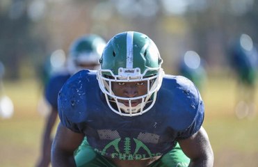 St. Charles&apos;s Will Kwenkeu plays football for his mother