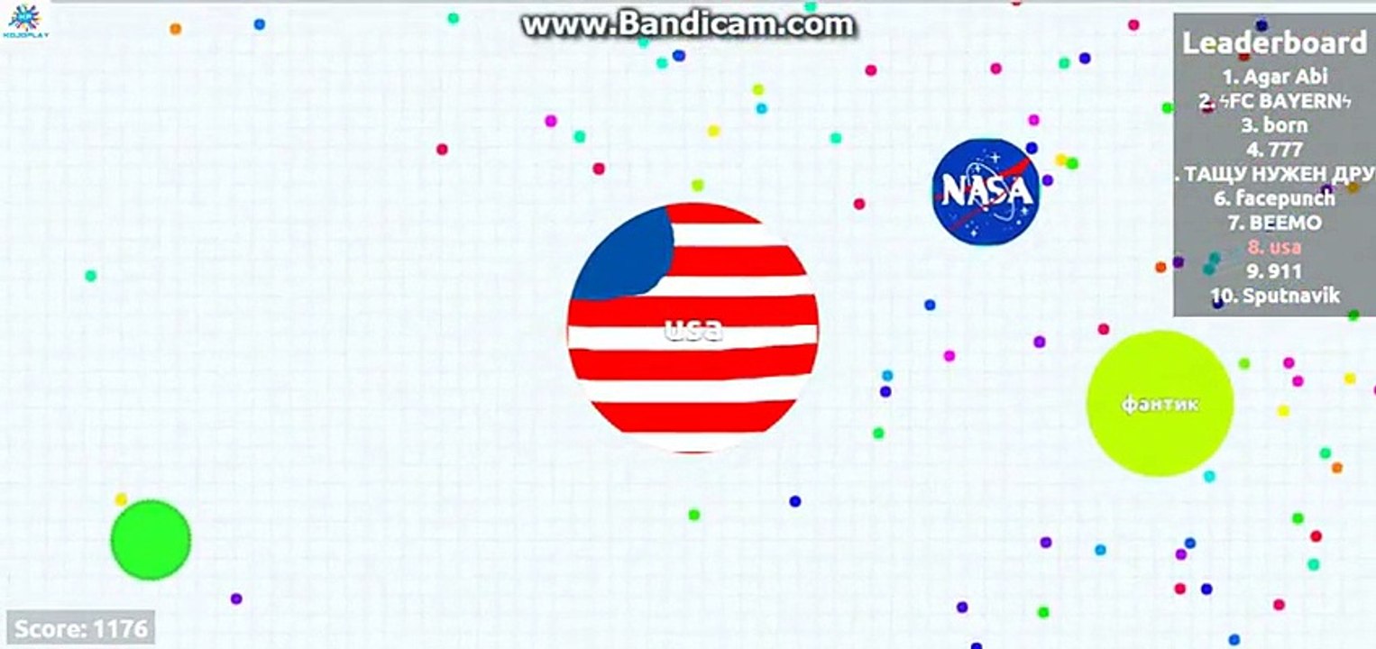Agar.io USA Gameplay - Agar.io Games to Play 2015 America