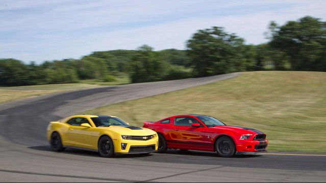2013 Ford Mustang Shelby GT500 vs. 2012 Chevrolet Camaro ZL1