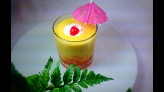 Mango Souffle Recipe - How To Make Egg less Mango Souffle Home made by (HUMA IN THE KITCHEN)