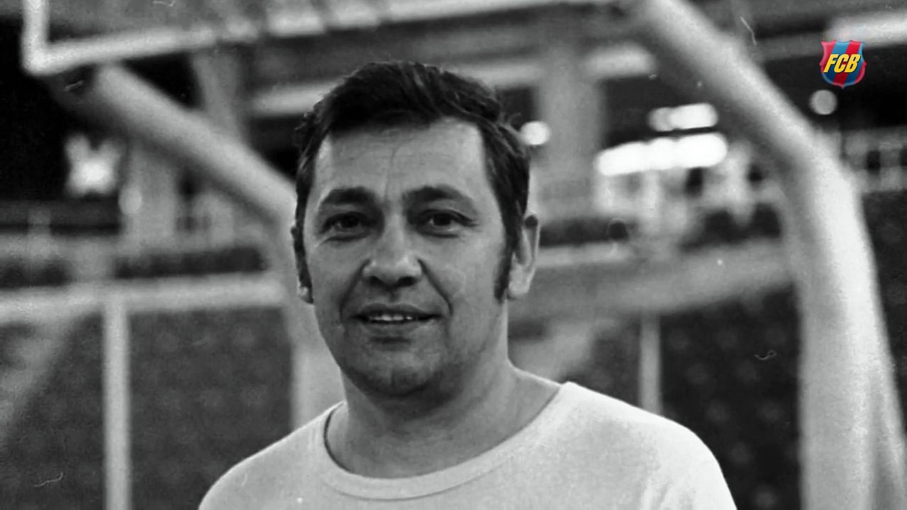 Tribute to Ranko Zeravica, former FC Barcelona basketball coach