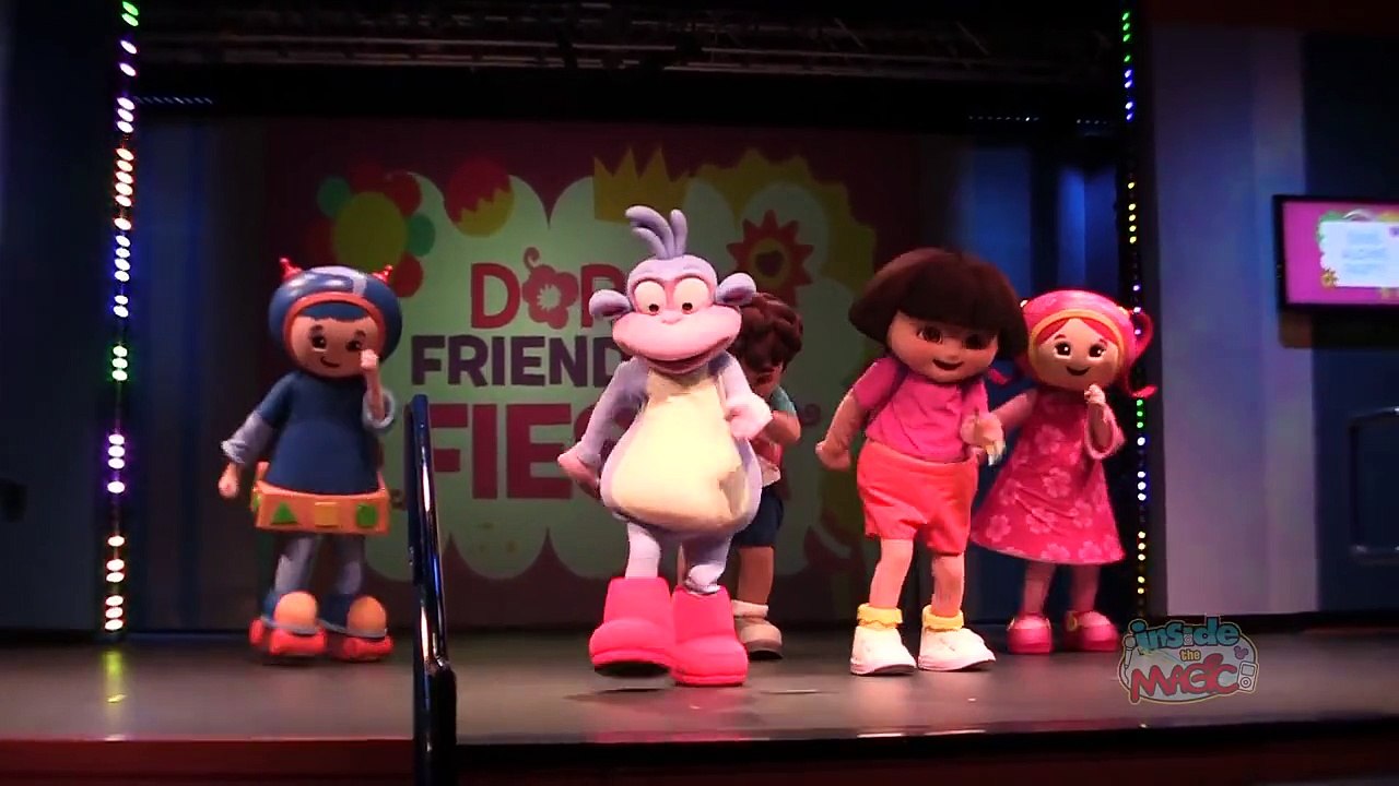 Dora the Explorer and Diego song and dance at Nick Hotel in Orlando