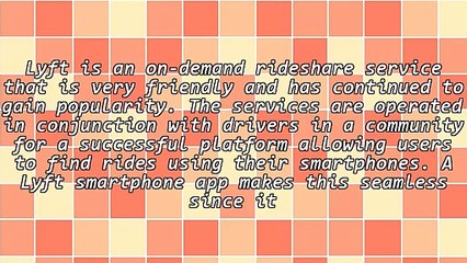 Lyft - What It Is And Its Benefits