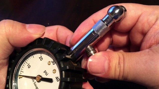 Large, rugged, steel 2 display tire pressure gauge from TireTek Precision Instruments