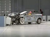 2007 Volkswagen Eos moderate overlap IIHS crash test