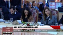 MHP GENEL BAŞKANI DEVLET BAHÇELİ KIZILCAHAMAM KAMPIN'DAN  CANLI AÇIKLAMA YAPIYOR-10.01.2016