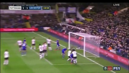 Tottenham vs Leicester 2 - 2  FA Cup all goals 2016