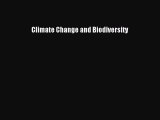 PDF Download Climate Change and Biodiversity Download Full Ebook