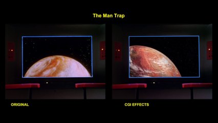 Star Trek - The Man Trap - visual effects comparison