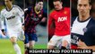 Top 10 The World's Highest Paid Football Players 2015