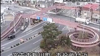 CCTV footage of the 2011 tsunami that hit Japan