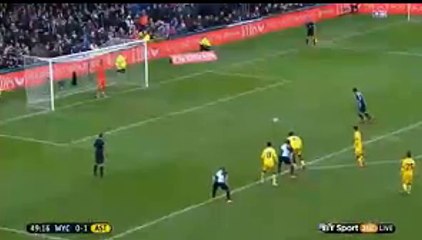 Wycombe 1-1 Aston Villa - Joe Jacobson Goal Penalty kick - 09-01-2016