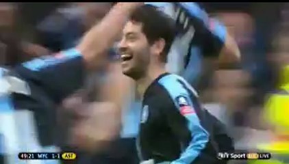 Joe Jacobson Goal Penalty kick - Wycombe 1-1 Aston Villa - 09-01-2016