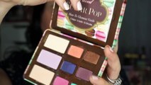 Too Faced NEW Sugar Pop Eye Shadow Palette Brush/Finger Swatches, Tutorial, AND Review!