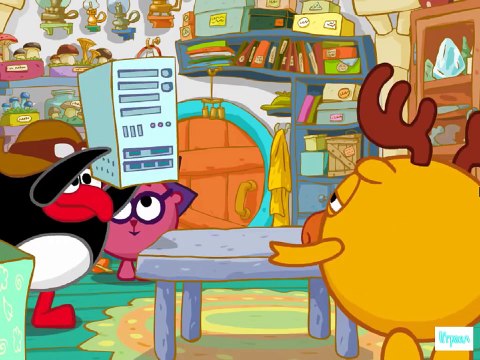 Смешарики все ИГРЫ из серии «КОМПЬЮТЕР ЕЖИКА» подряд без остановки. Прохождение 2015 года