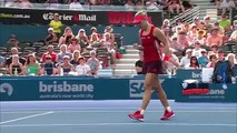 Angelique Kerber v Carla Suarez Navarro highlights (SF) | Brisbane International 2016