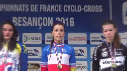 Championnat de France de cyclo-cross 2016 : La Marseillaise des Cadettes