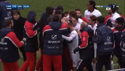 Lorenzo Pasciuti Goal - Carpi 1 - 0	Udinese - 09/01/2016