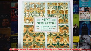Art Nouveau Patterns and Designs Poster art series
