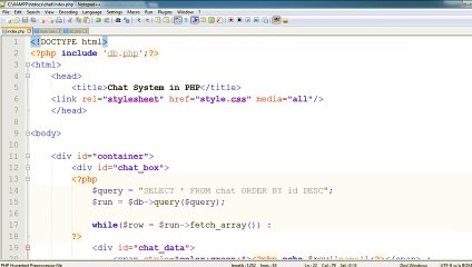 How to Make a Chat System in PHP -u0026 AJAX in Urdu-_Hindi 6 of 6