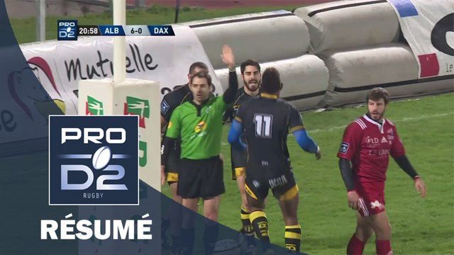 PRO D2 - Résumé Albi-Dax: 33-14 - J14 - Saison 2015/2016
