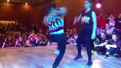 Kızlardan Sıradışı Break Dans Gösterisi! HipHop BreakDans izle.