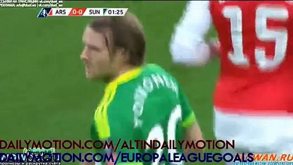 Arsenal 1st Big Chance - Arsenal vs Sunderland - FA Cup - 09.01.2016