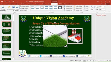 Class 2 Microsoft Power Point Insert Menu Complete in Urdu Hindi www.uvapk.com