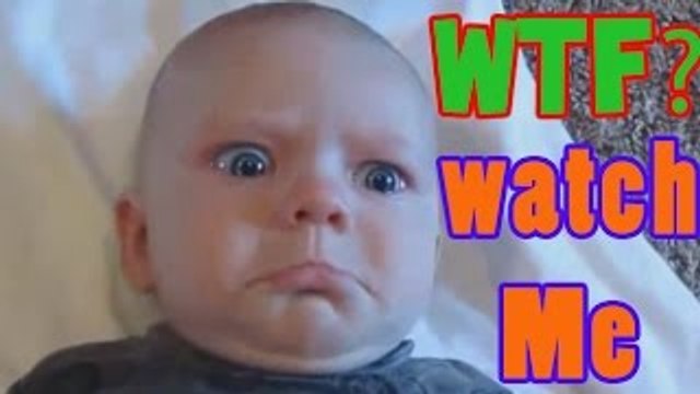 Divertidos lindos bebés miedo de pedos propios - Reloj divertido bebé Videos