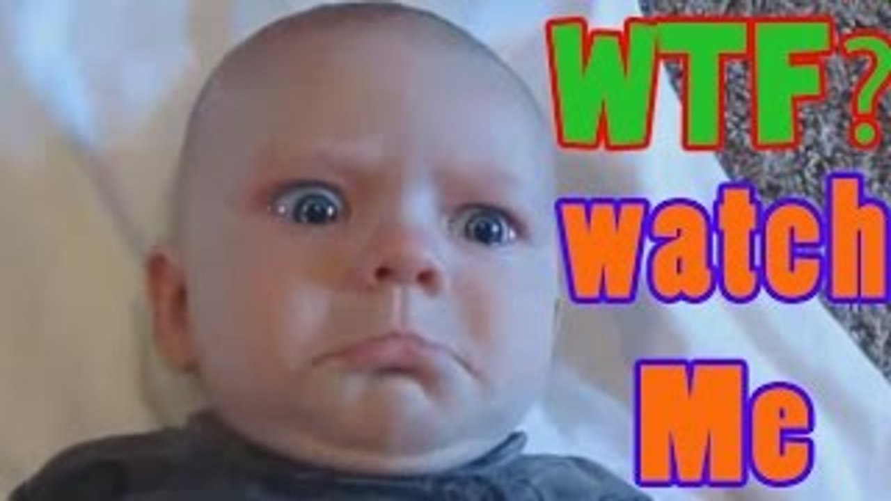 Divertidos lindos bebés miedo de pedos propios - Reloj divertido bebé Videos