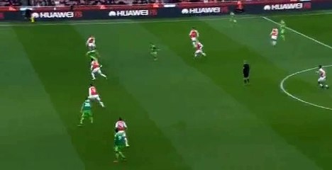GOOOAL Jeremain Lens  Arsenal 0 - 1 Sunderland - 09_01_2016