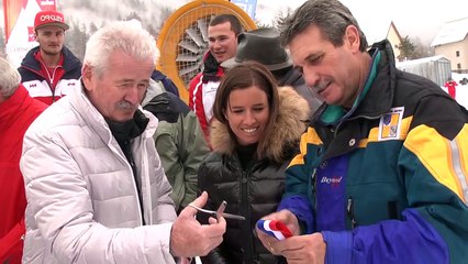 DICI TV- Jean-Marie Bernard inaugure les canons à neige d'Arvieux