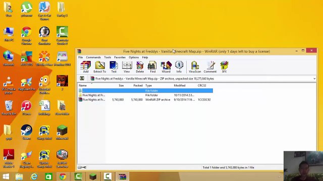How To Download And Install Five Nights At Freddys Horror Vanilla Map In Minecraft !!!!!(super easy)