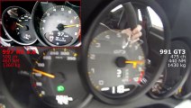 0-300 km/h : 991 GT3 VS 997 GT3 RS 4.0 (Motorsport)