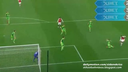 1-1 Joel Campbell - Arsenal v. Sunderland 09.01.2016 HD