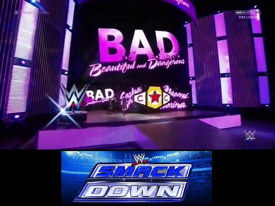 WWE Paige & Becky Lynch vs Naomi & Sasha Bank show