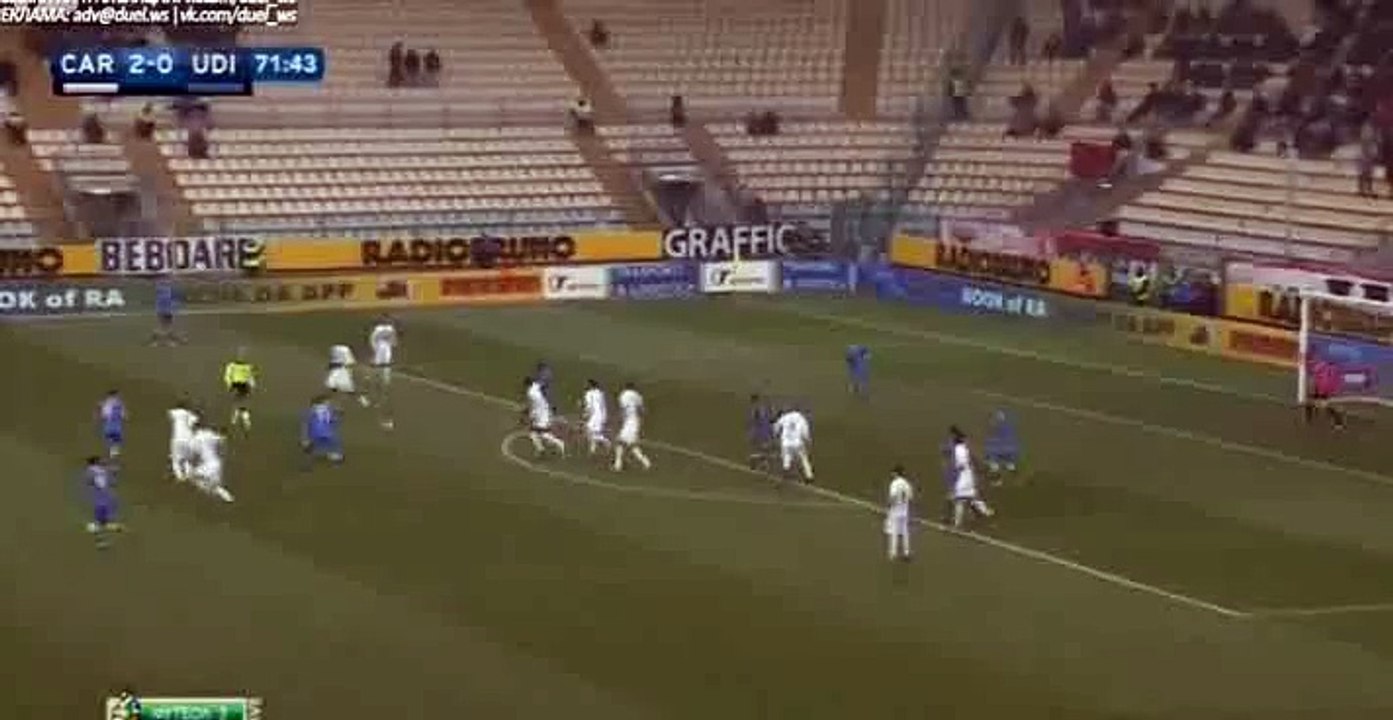 Duvan Zapata Goal - Carpi 2 - 1 Udinese - 09/01...