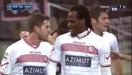 Lorenzo Lollo Goal - Carpi 2-0 Udinese - 09-01-2016 HD