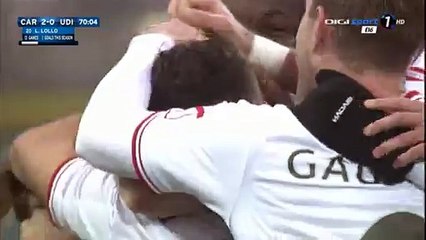 Lorenzo Lollo Goal Carpi 2-0 Udinese Serie A