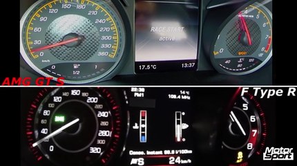 0-250 km/h : AMG GT S VS F-Type R (Motorsport)